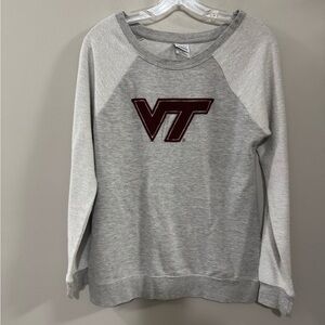Women's Creative Apparel Virginia Tech Hokies VT Sweatshirt. Size M
